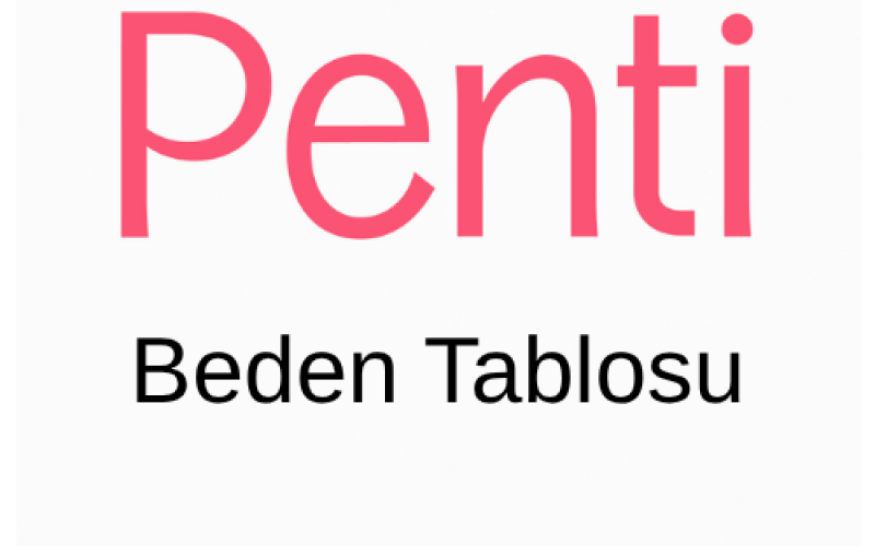 Penti Beden Tablosu