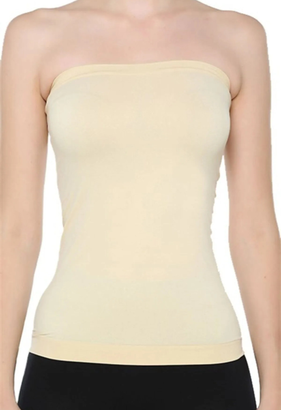 Kadın Ten Dikişsiz Askısız Atlet 852