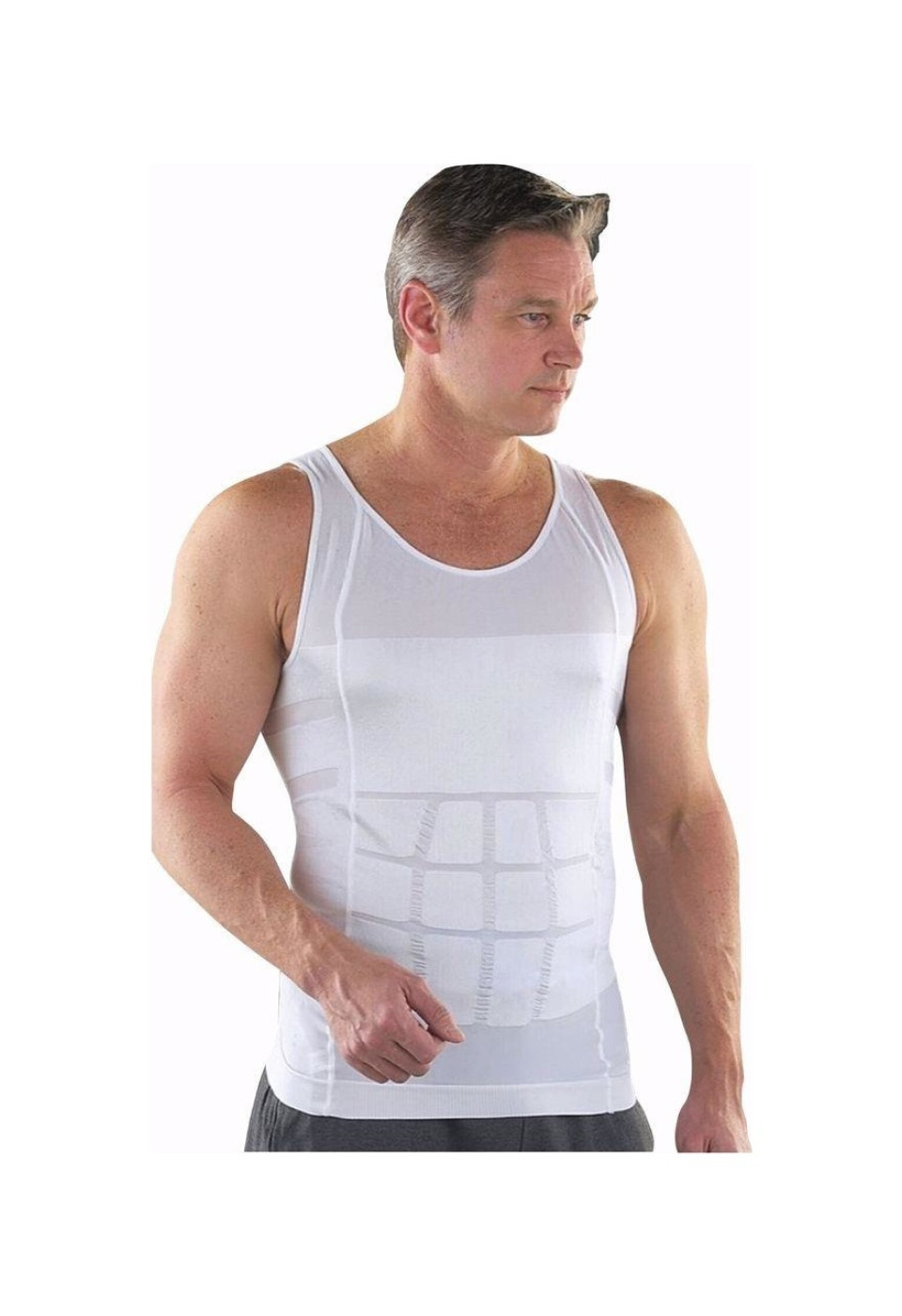Form Angel Toparlayıcı Gizleyici Erkek Atlet Korse Beyaz 6012