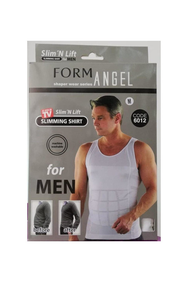 Form Angel Toparlayıcı Gizleyici Erkek Atlet Korse Beyaz 6012 Form Angel Toparlayıcı Gizleyici Erkek Atlet Korse Beyaz 6012