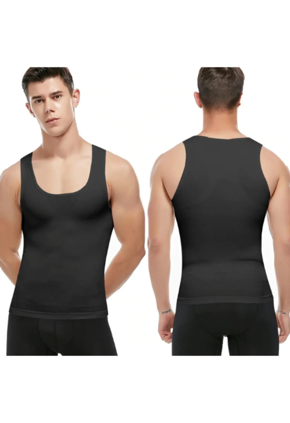 Form Angel Toparlayıcı Gizleyici Erkek Atlet Korse Siyah 6012