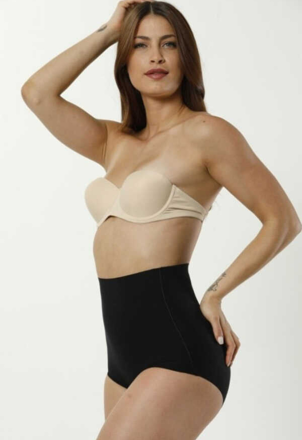 FORM ANGEL 3003 YÜKSEK BEL SLİP KORSE LAZER KESİM SİYAH