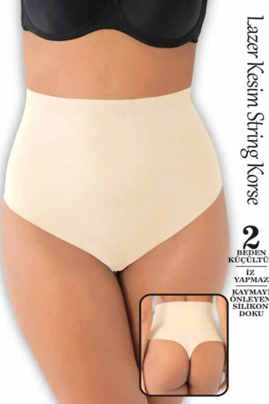 FORM ANGEL 3001 PAÇALI KORSE LAZER KESİM SİYAH RENK FORM ANGEL 3001 PAÇALI KORSE LAZER KESİM SİYAH RENK