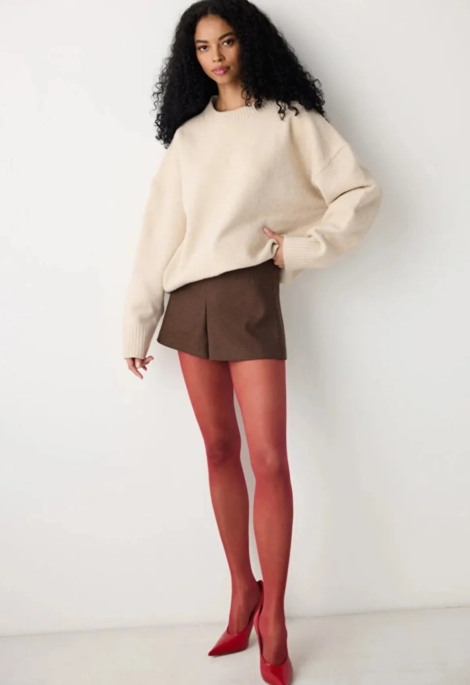 Penti Fit 15 Şarap Renk Külotlu Çorap